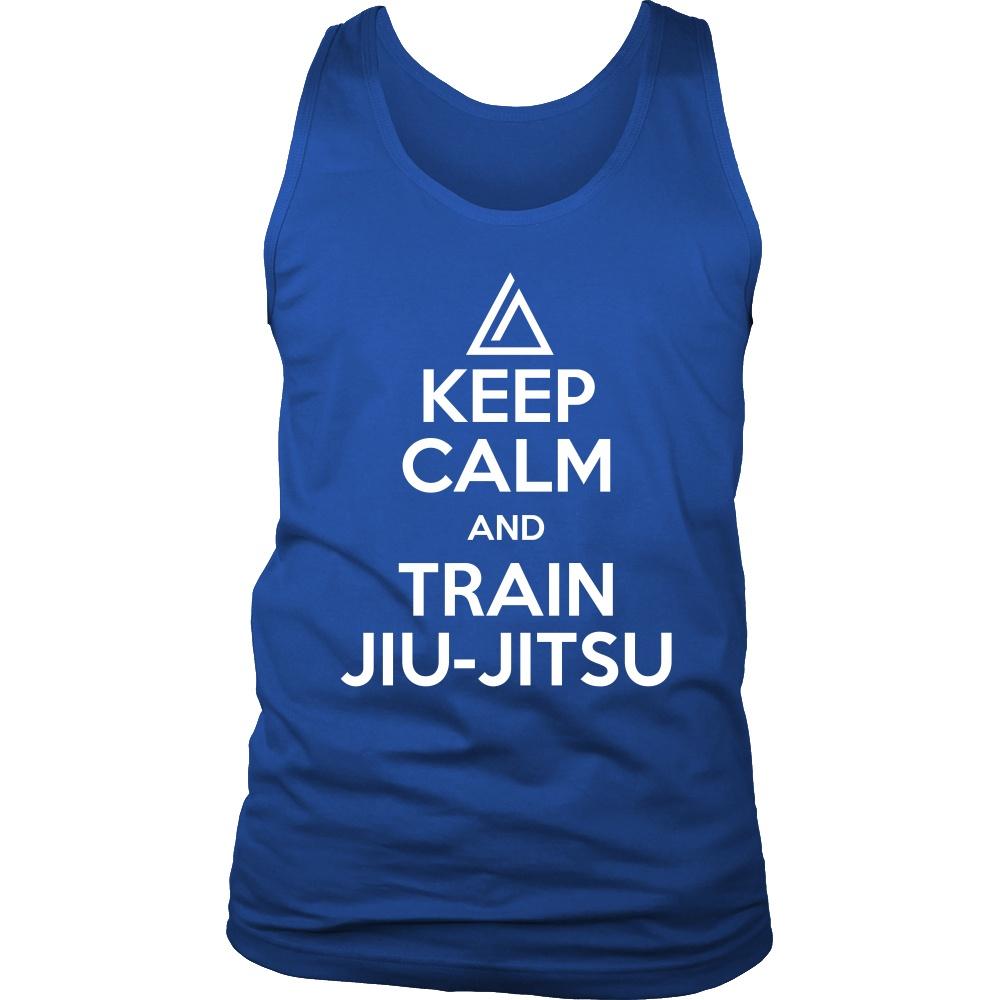 Jiu-Jitsu Tank Top - Keep Calm and Train Jiu-Jitsu-T-shirt-Teelime | shirts-hoodies-mugs