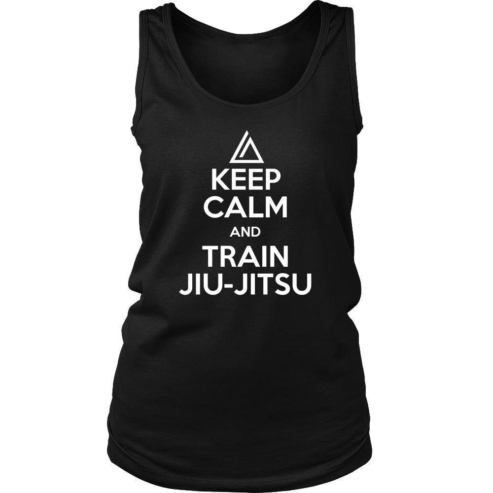 Jiu-Jitsu Tank Top - Keep Calm and Train Jiu-Jitsu-T-shirt-Teelime | shirts-hoodies-mugs