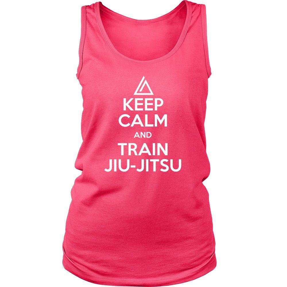 Jiu-Jitsu Tank Top - Keep Calm and Train Jiu-Jitsu-T-shirt-Teelime | shirts-hoodies-mugs