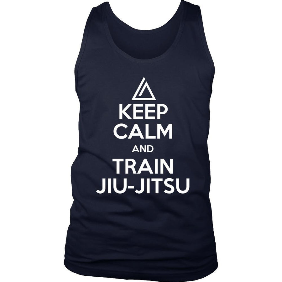 Jiu-Jitsu Tank Top - Keep Calm and Train Jiu-Jitsu-T-shirt-Teelime | shirts-hoodies-mugs
