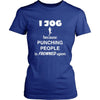 Jogging - I jog because punching people is frowned upon - Joger Hobby Shirt-T-shirt-Teelime | shirts-hoodies-mugs