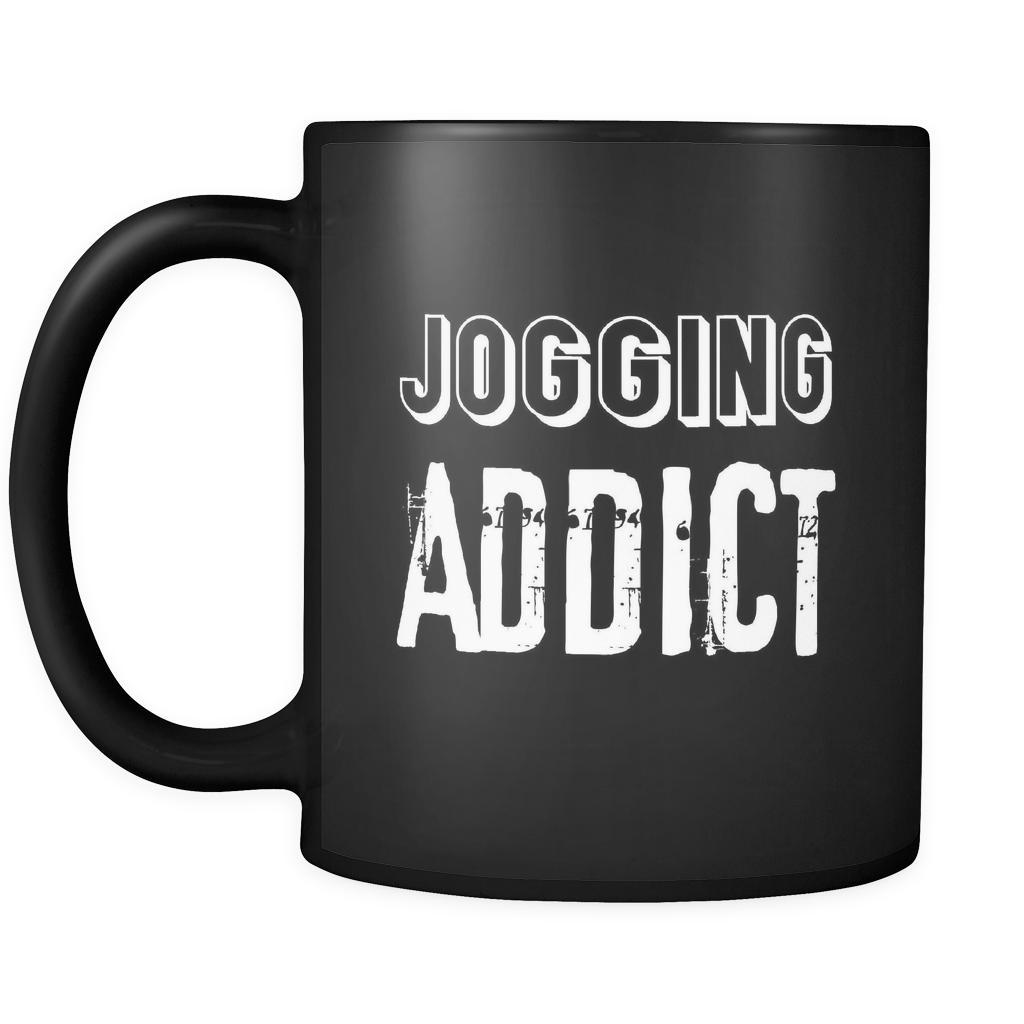 Jogging Jogging Addict 11oz Black Mug