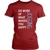 Jogging Shirt - Do more of what makes you happy Jogging- Hobby Gift-T-shirt-Teelime | shirts-hoodies-mugs