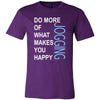 Jogging Shirt - Do more of what makes you happy Jogging- Hobby Gift-T-shirt-Teelime | shirts-hoodies-mugs