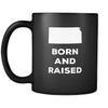 Kansas Born and raised Kansas 11oz Black Mug-Drinkware-Teelime | shirts-hoodies-mugs