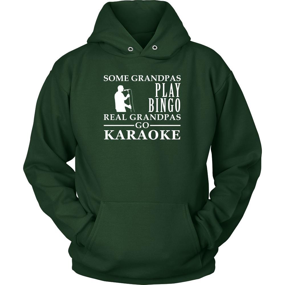Karaoke Shirt Some Grandpas play bingo, real Grandpas go Karaoke Family Hobby-T-shirt-Teelime | shirts-hoodies-mugs