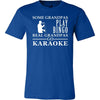 Karaoke Shirt Some Grandpas play bingo, real Grandpas go Karaoke Family Hobby-T-shirt-Teelime | shirts-hoodies-mugs