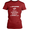Kayaking - I go Kayaking because punching people is frowned upon - Kayaker Hobby Shirt-T-shirt-Teelime | shirts-hoodies-mugs