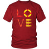 Kayaking - LOVE Kayaking - Kayaker Hobby Shirt-T-shirt-Teelime | shirts-hoodies-mugs