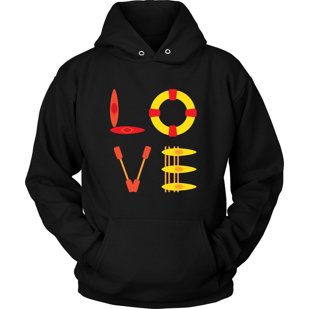 Kayaking - LOVE Kayaking - Kayaker Hobby Shirt-T-shirt-Teelime | shirts-hoodies-mugs