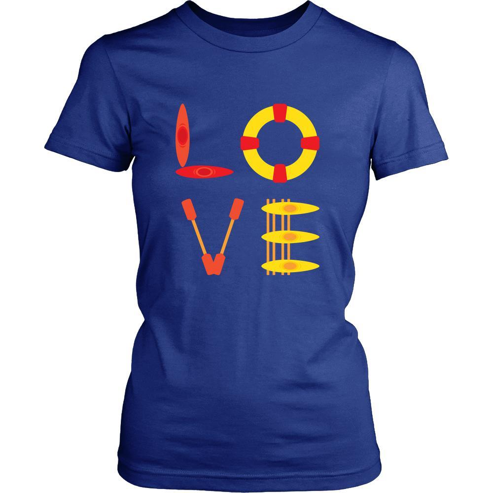 Kayaking - LOVE Kayaking - Kayaker Hobby Shirt-T-shirt-Teelime | shirts-hoodies-mugs