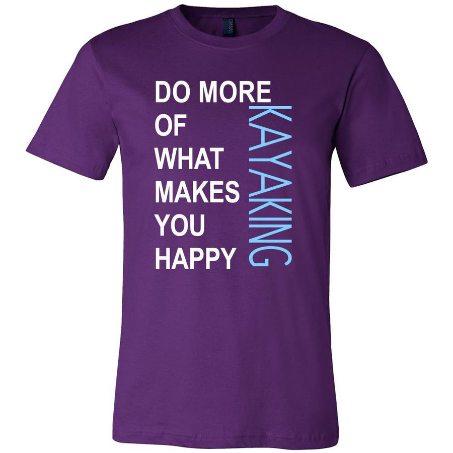 Kayaking Shirt - Do more of what makes you happy Kayaking- Hobby Gift-T-shirt-Teelime | shirts-hoodies-mugs