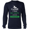 Kayaking Shirt - I love it when my wife lets me go Kayaking - Hobby Gift-T-shirt-Teelime | shirts-hoodies-mugs