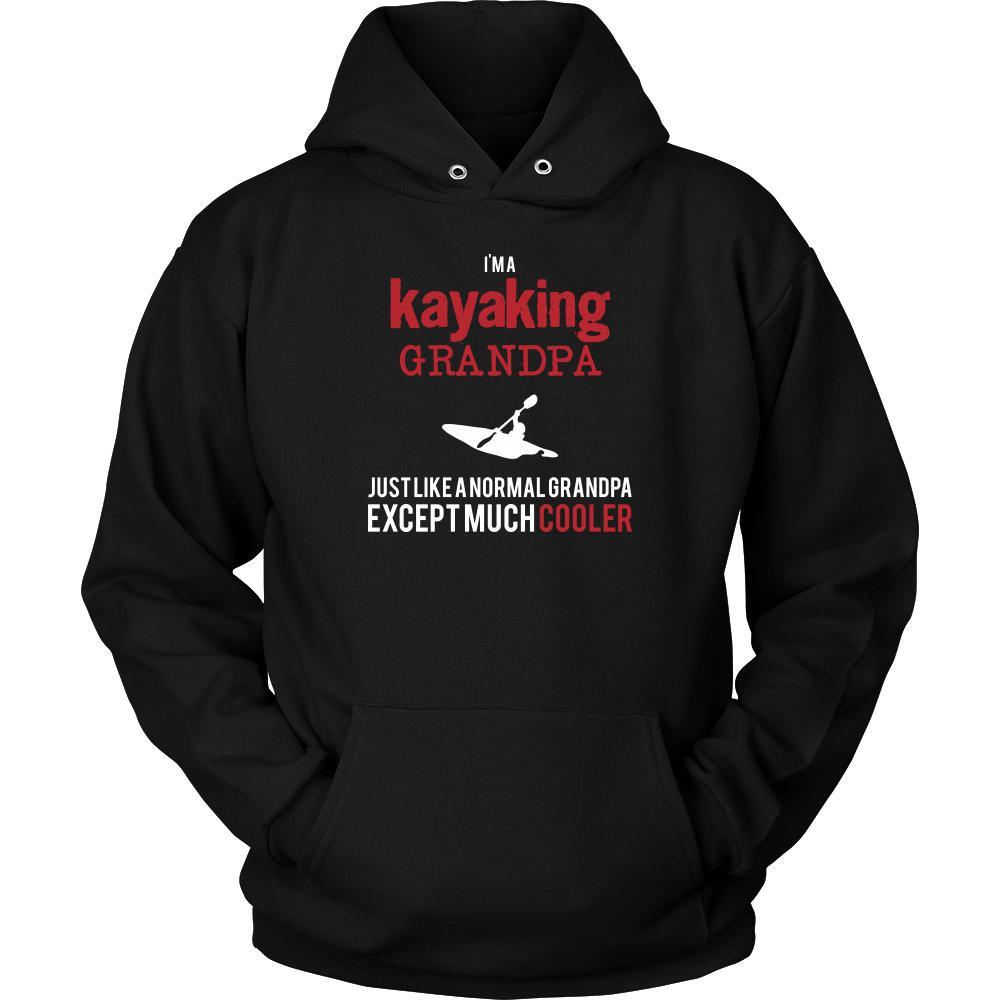 Kayaking Shirt - I'm a kayaking grandpa just like a normal grandpa except much cooler Grandfather Hobby Gift-T-shirt-Teelime | shirts-hoodies-mugs