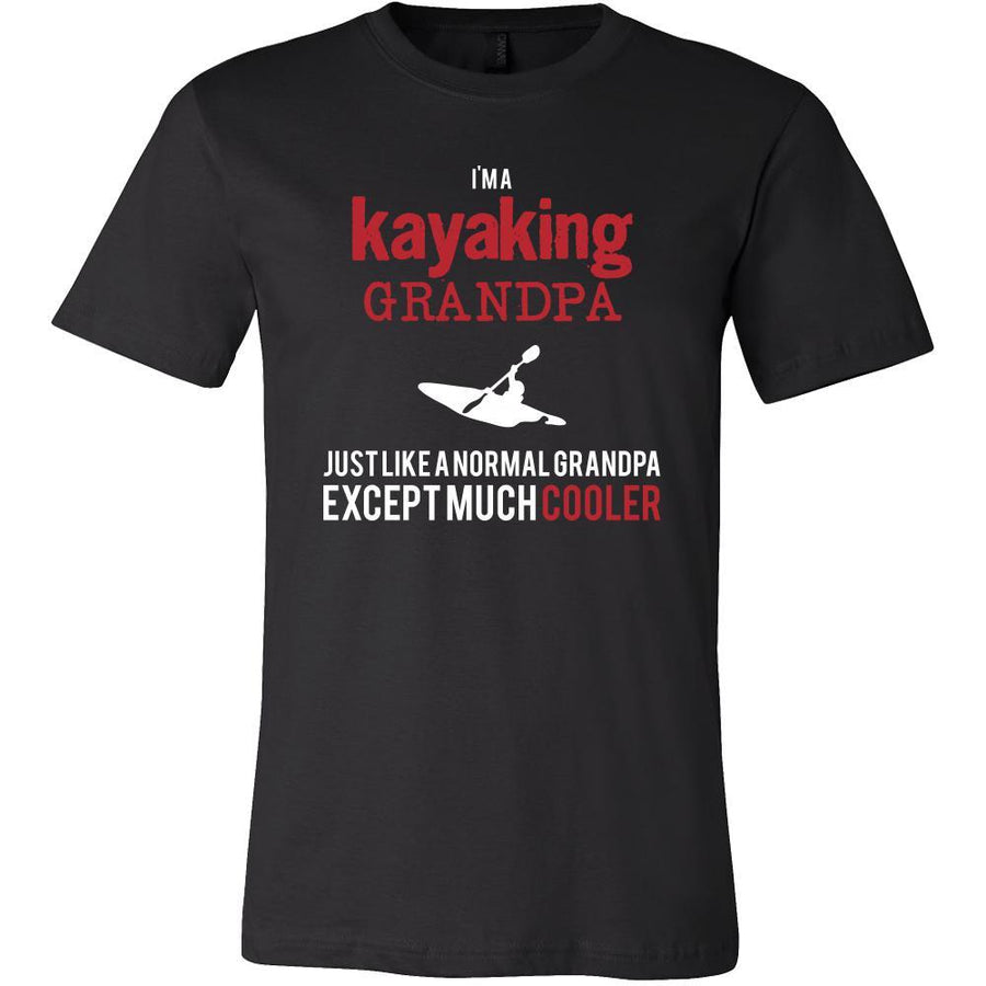 Kayaking Shirt - I'm a kayaking grandpa just like a normal grandpa except much cooler Grandfather Hobby Gift-T-shirt-Teelime | shirts-hoodies-mugs