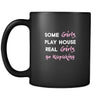 Kayaking some girls play house real girls go Kayaking 11oz Black Mug-Drinkware-Teelime | shirts-hoodies-mugs