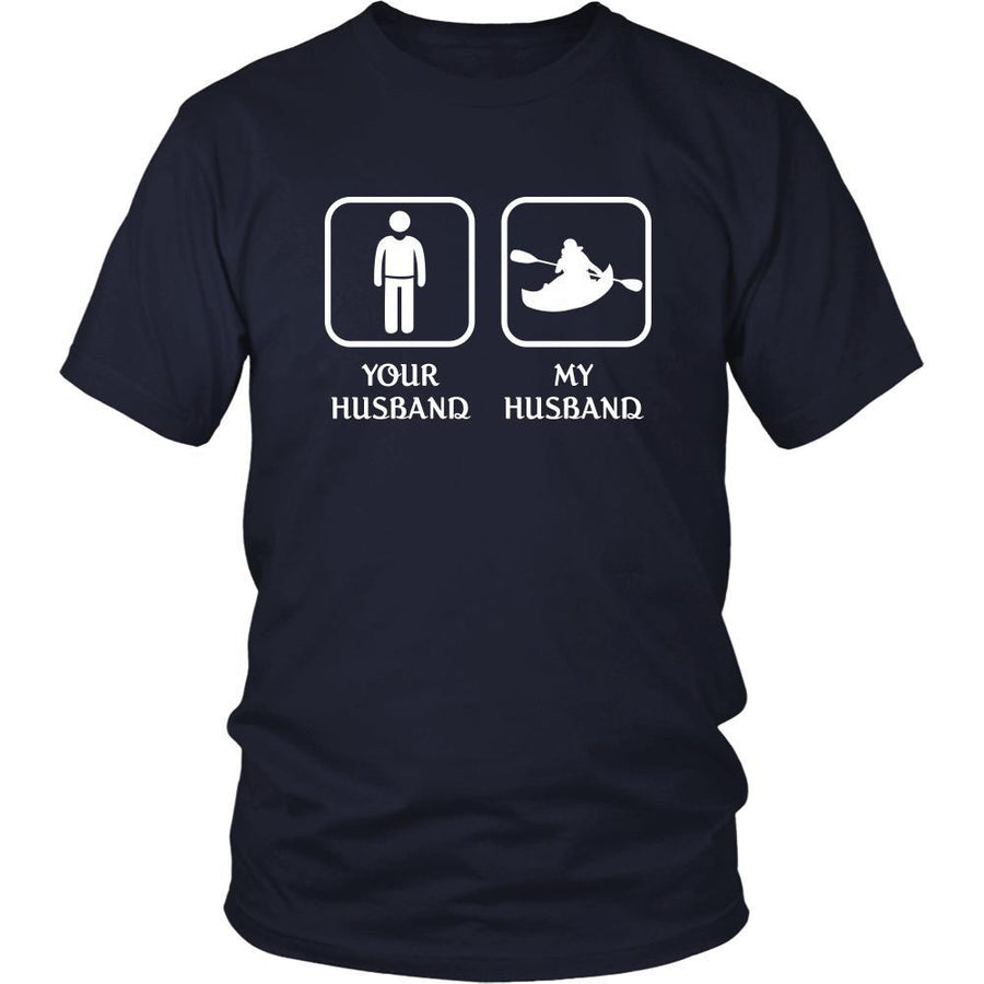 Kayaking - Your husband My husband - Mother's Day Hobby Shirt-T-shirt-Teelime | shirts-hoodies-mugs
