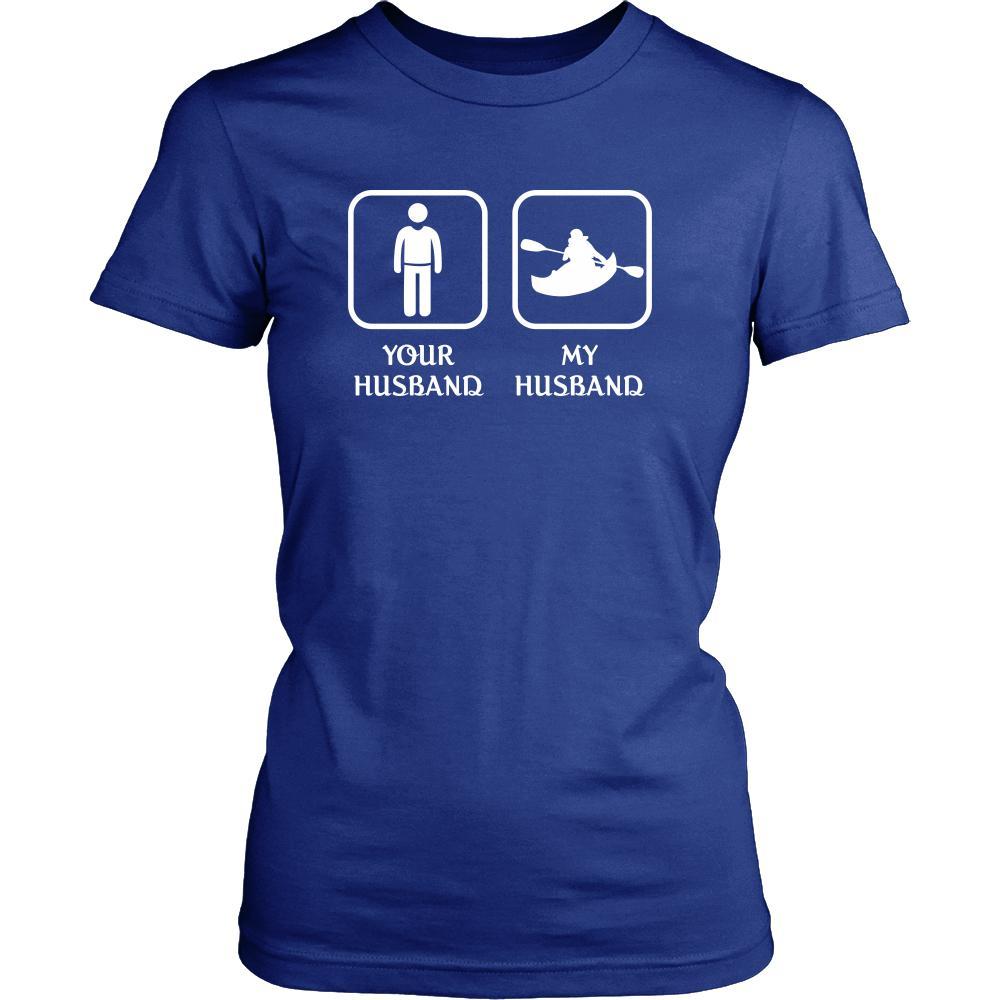 Kayaking - Your husband My husband - Mother's Day Hobby Shirt-T-shirt-Teelime | shirts-hoodies-mugs