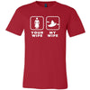 Kayaking - Your wife My wife - Father's Day Hobby Shirt-T-shirt-Teelime | shirts-hoodies-mugs