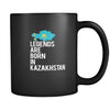 Kazakhstan Legends are born in Kazakhstan 11oz Black Mug-Drinkware-Teelime | shirts-hoodies-mugs