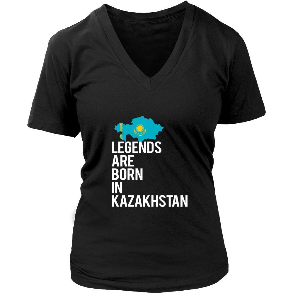 Kazakhstan Shirt - Legends are born in Kazakhstan - National Heritage Gift-T-shirt-Teelime | shirts-hoodies-mugs