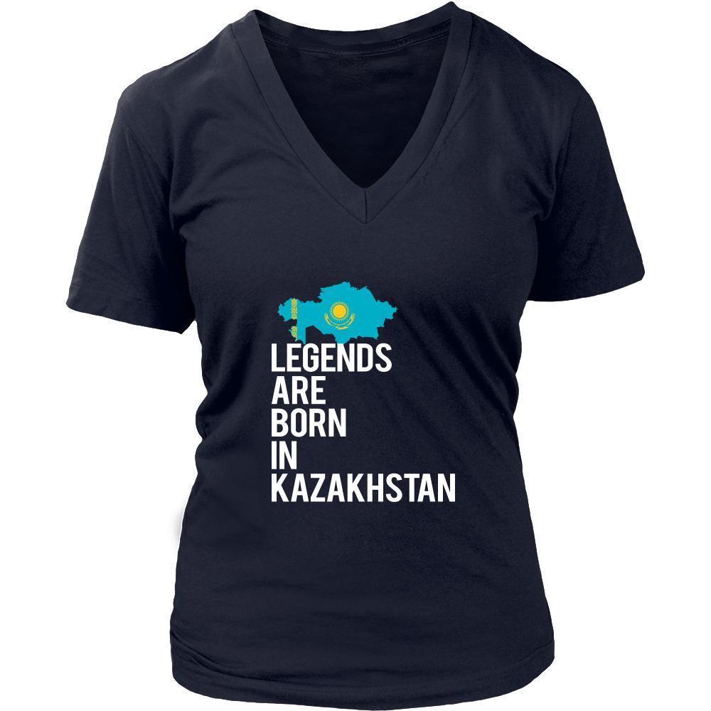 Kazakhstan Shirt - Legends are born in Kazakhstan - National Heritage Gift-T-shirt-Teelime | shirts-hoodies-mugs