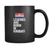 Kiribati Legends are born in Kiribati 11oz Black Mug-Drinkware-Teelime | shirts-hoodies-mugs