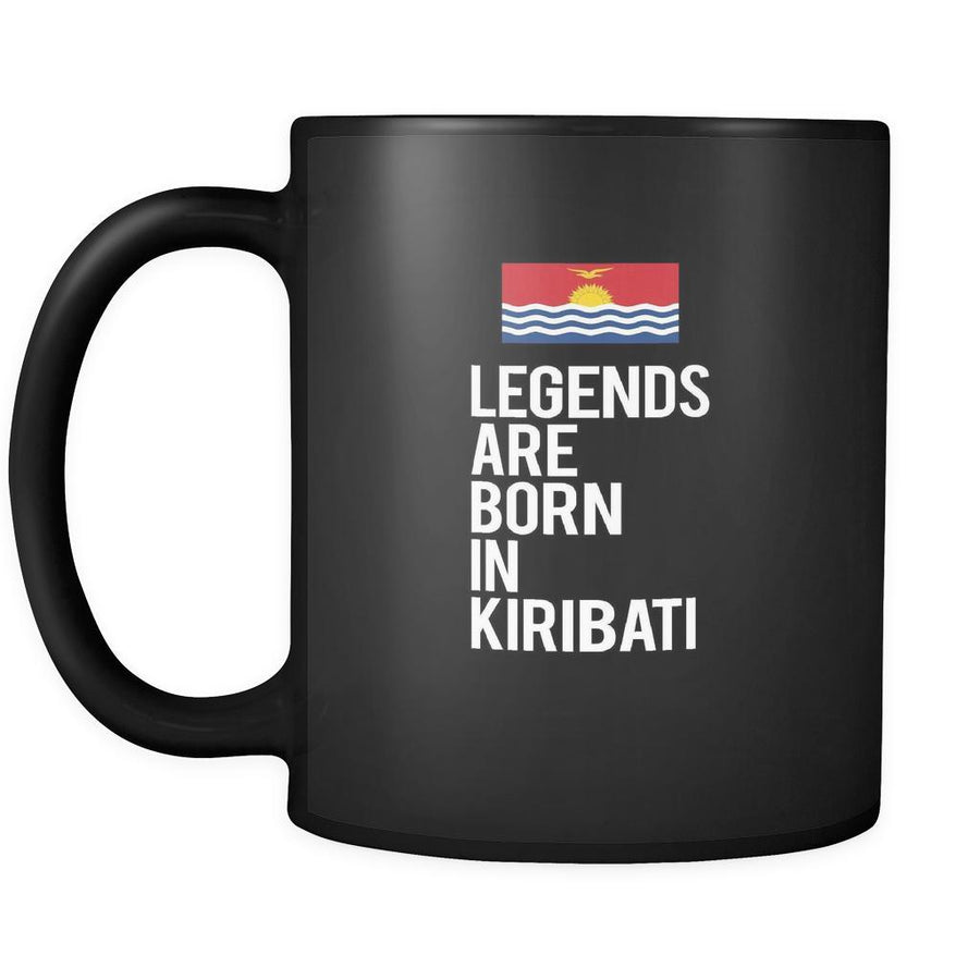 Kiribati Legends are born in Kiribati 11oz Black Mug-Drinkware-Teelime | shirts-hoodies-mugs