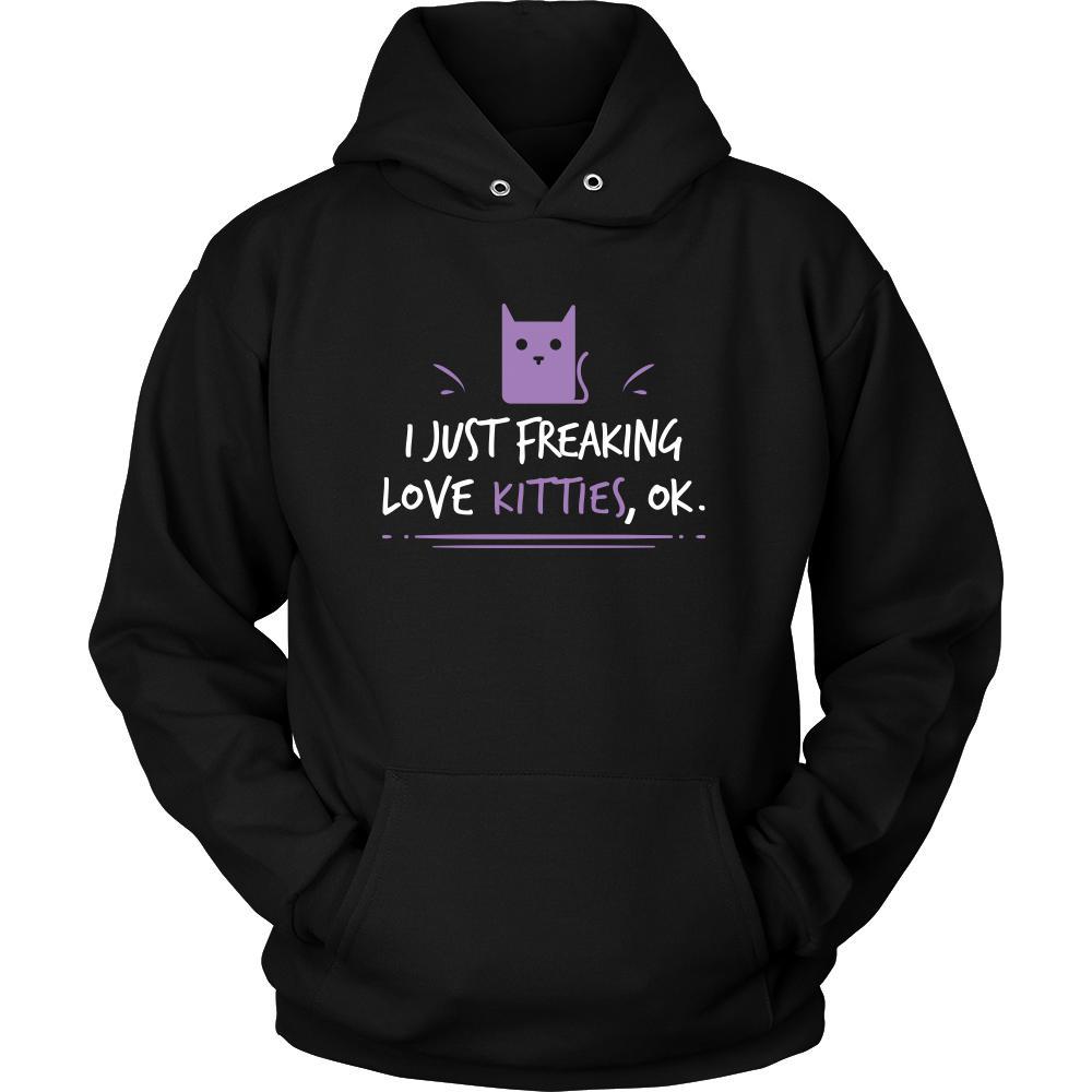 Kitties Shirt - Freaking Love Kitties - Animal Lover Gift-T-shirt-Teelime | shirts-hoodies-mugs