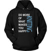 Knitting Shirt - Do more of what makes you happy Knitting- Hobby Gift-T-shirt-Teelime | shirts-hoodies-mugs