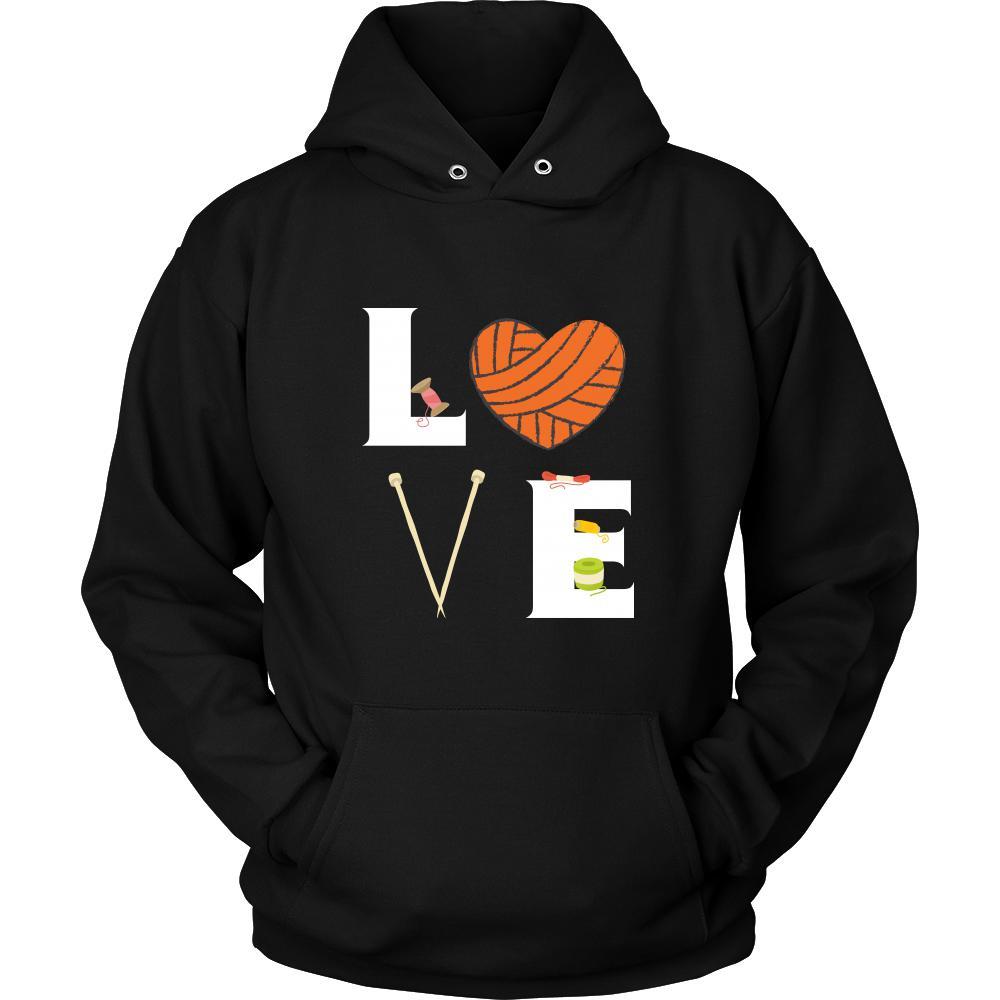 Knitting / Yarn - LOVE Knitting / Yarn - Knit Hobby Shirt-T-shirt-Teelime | shirts-hoodies-mugs