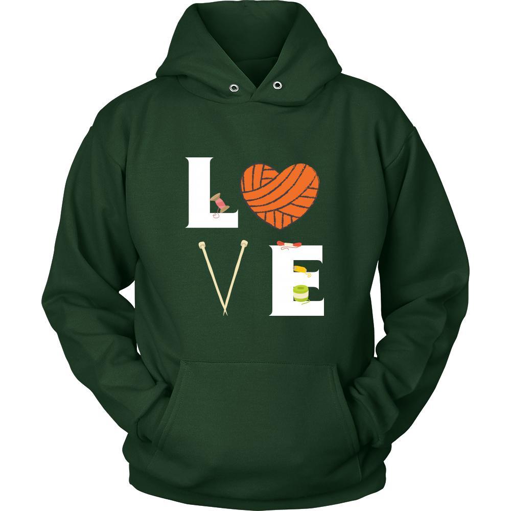 Knitting / Yarn - LOVE Knitting / Yarn - Knit Hobby Shirt-T-shirt-Teelime | shirts-hoodies-mugs