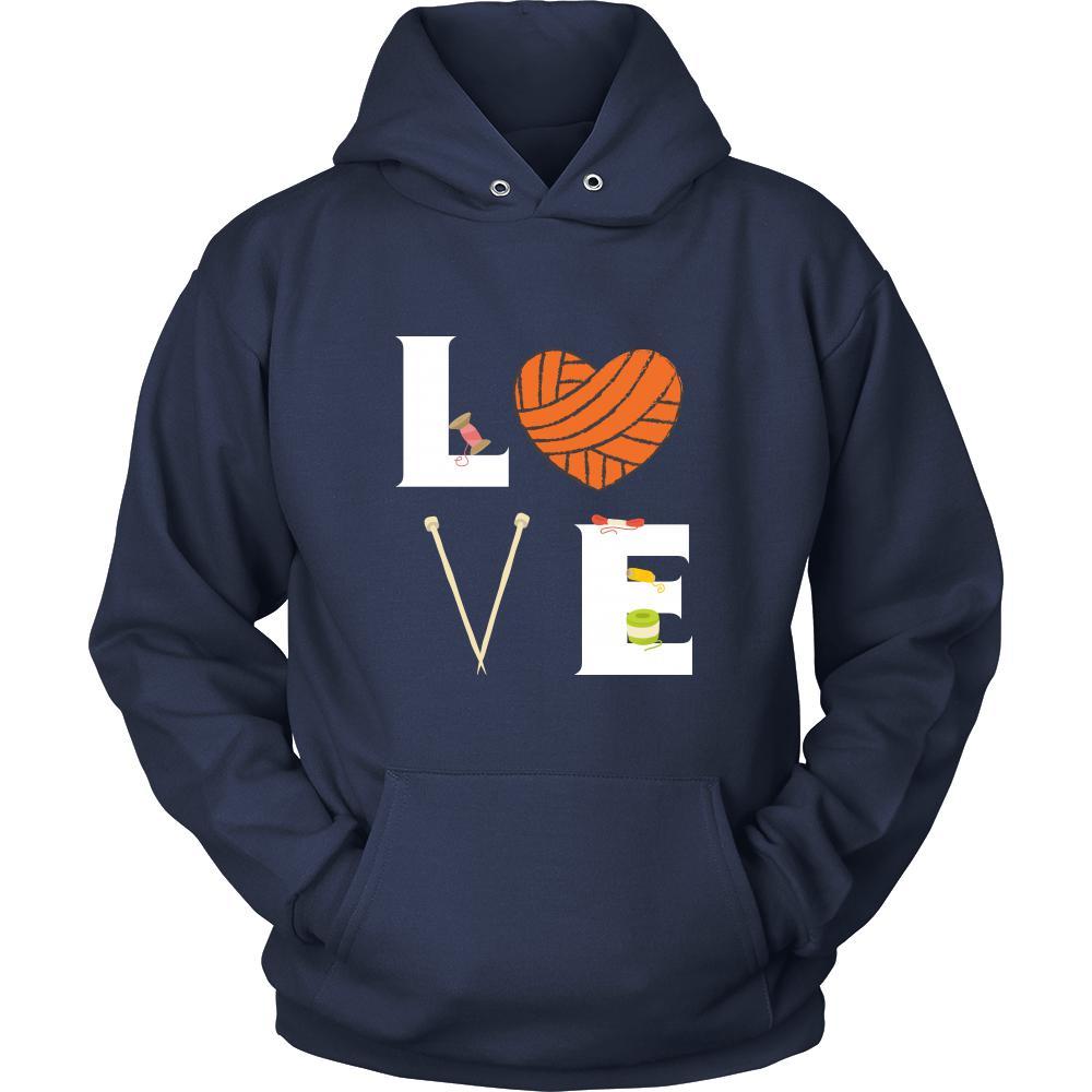 Knitting / Yarn - LOVE Knitting / Yarn - Knit Hobby Shirt-T-shirt-Teelime | shirts-hoodies-mugs