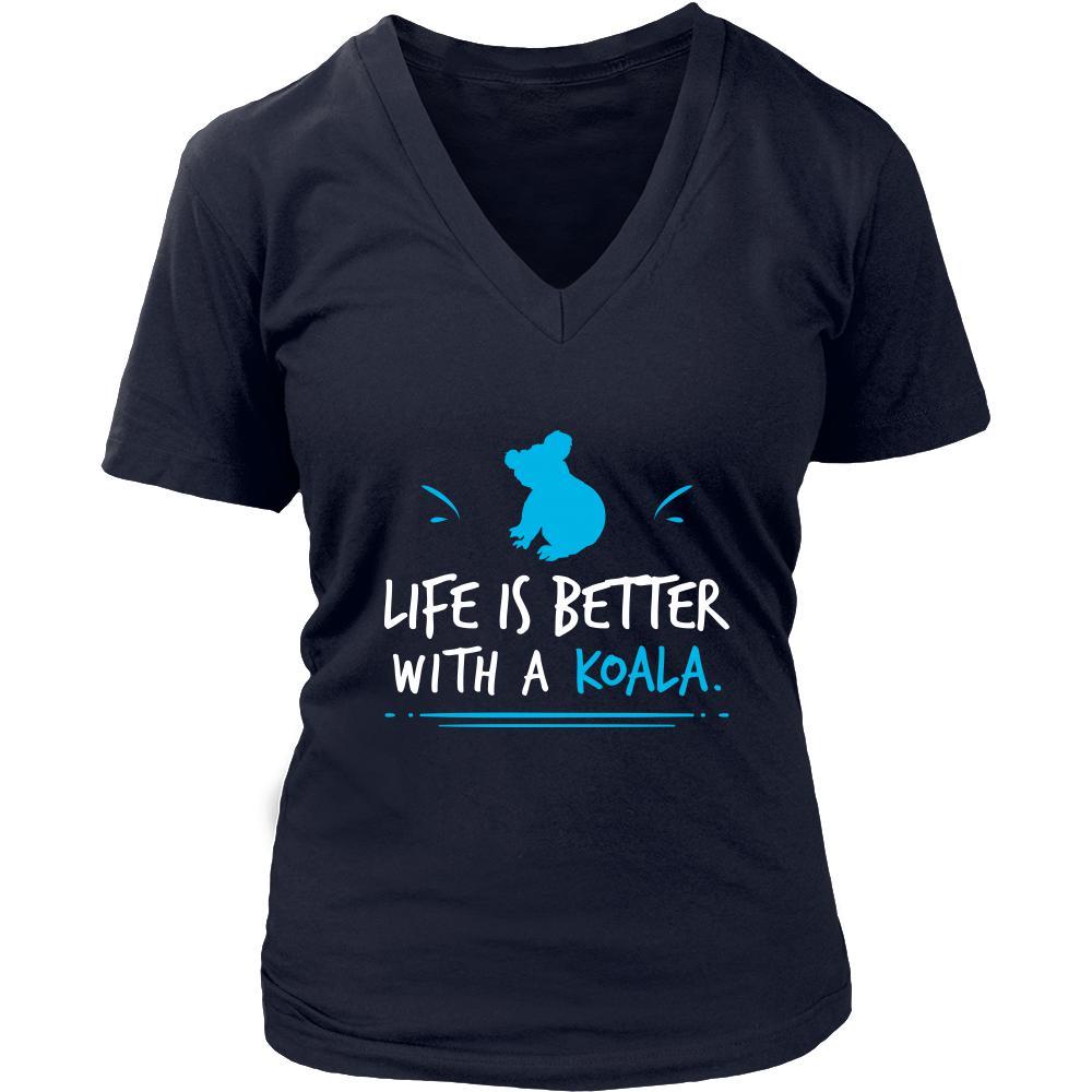 Koala Shirt - Life Is Better - Animal Lover Gift-T-shirt-Teelime | shirts-hoodies-mugs
