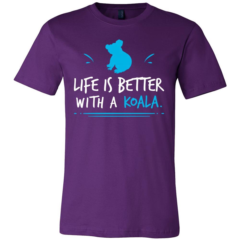 Koala Shirt - Life Is Better - Animal Lover Gift-T-shirt-Teelime | shirts-hoodies-mugs