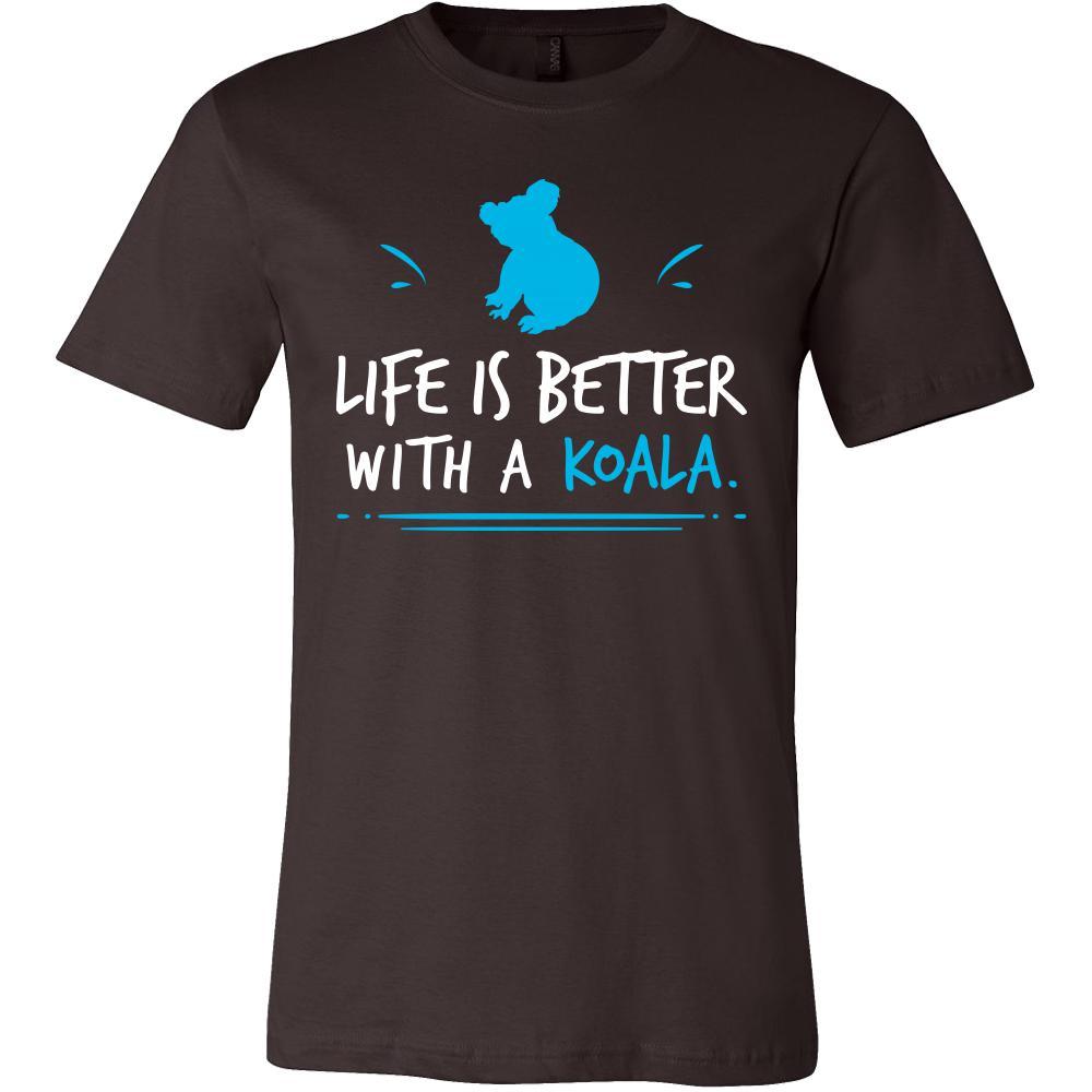 Koala Shirt - Life Is Better - Animal Lover Gift-T-shirt-Teelime | shirts-hoodies-mugs