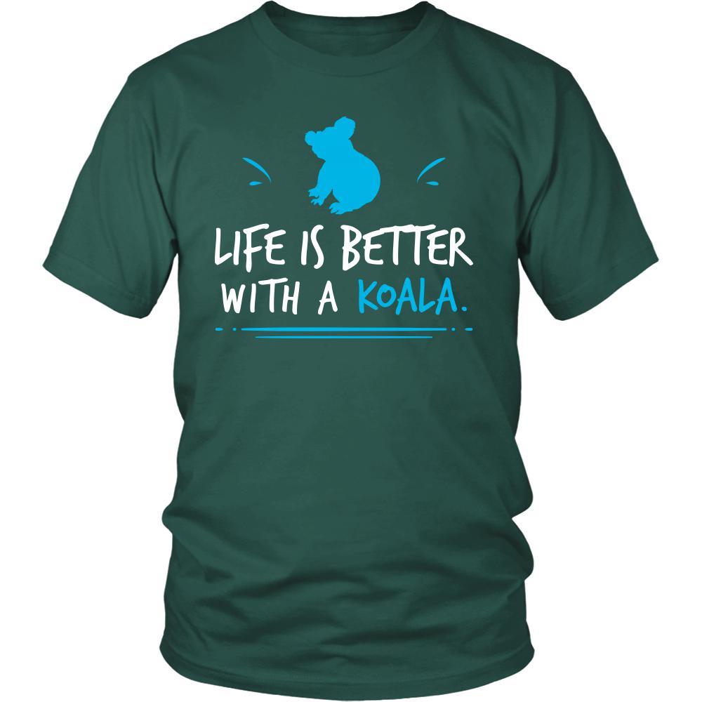 Koala Shirt - Life Is Better - Animal Lover Gift-T-shirt-Teelime | shirts-hoodies-mugs