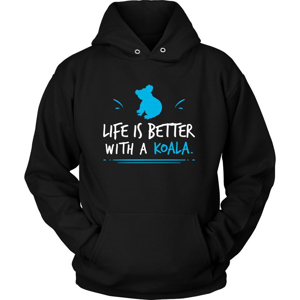 Koala Shirt - Life Is Better - Animal Lover Gift-T-shirt-Teelime | shirts-hoodies-mugs