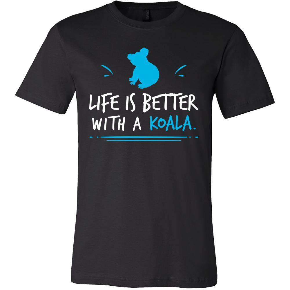 Koala Shirt - Life Is Better - Animal Lover Gift-T-shirt-Teelime | shirts-hoodies-mugs