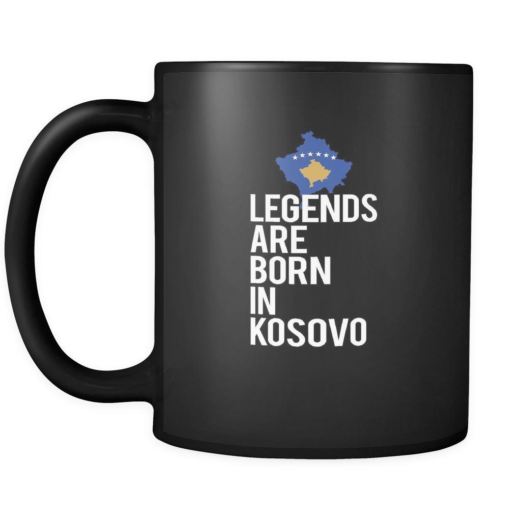 Kosovo Legends are born in Kosovo 11oz Black Mug-Drinkware-Teelime | shirts-hoodies-mugs