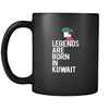 Kuwait Legends are born in Kuwait 11oz Black Mug-Drinkware-Teelime | shirts-hoodies-mugs