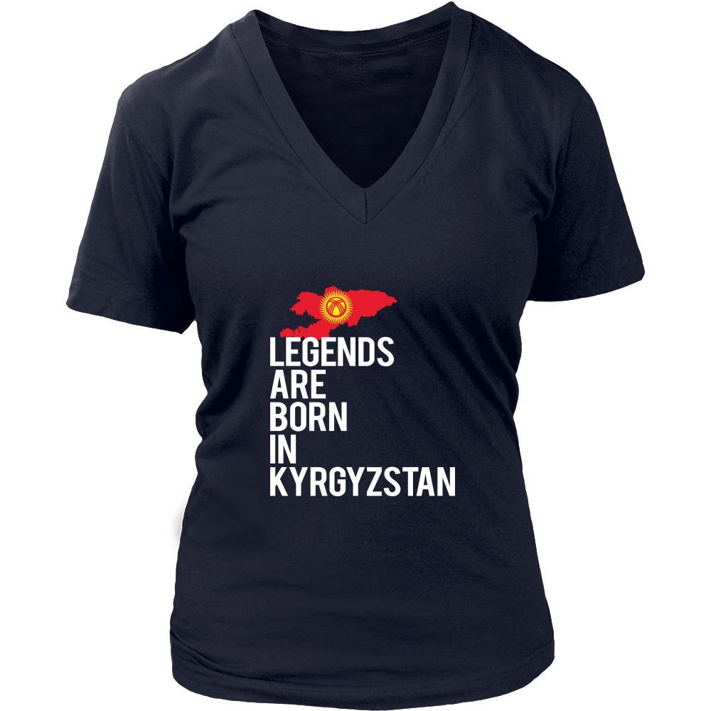 Kyrgyzstan Shirt - Legends are born in Kyrgyzstan - National Heritage Gift-T-shirt-Teelime | shirts-hoodies-mugs