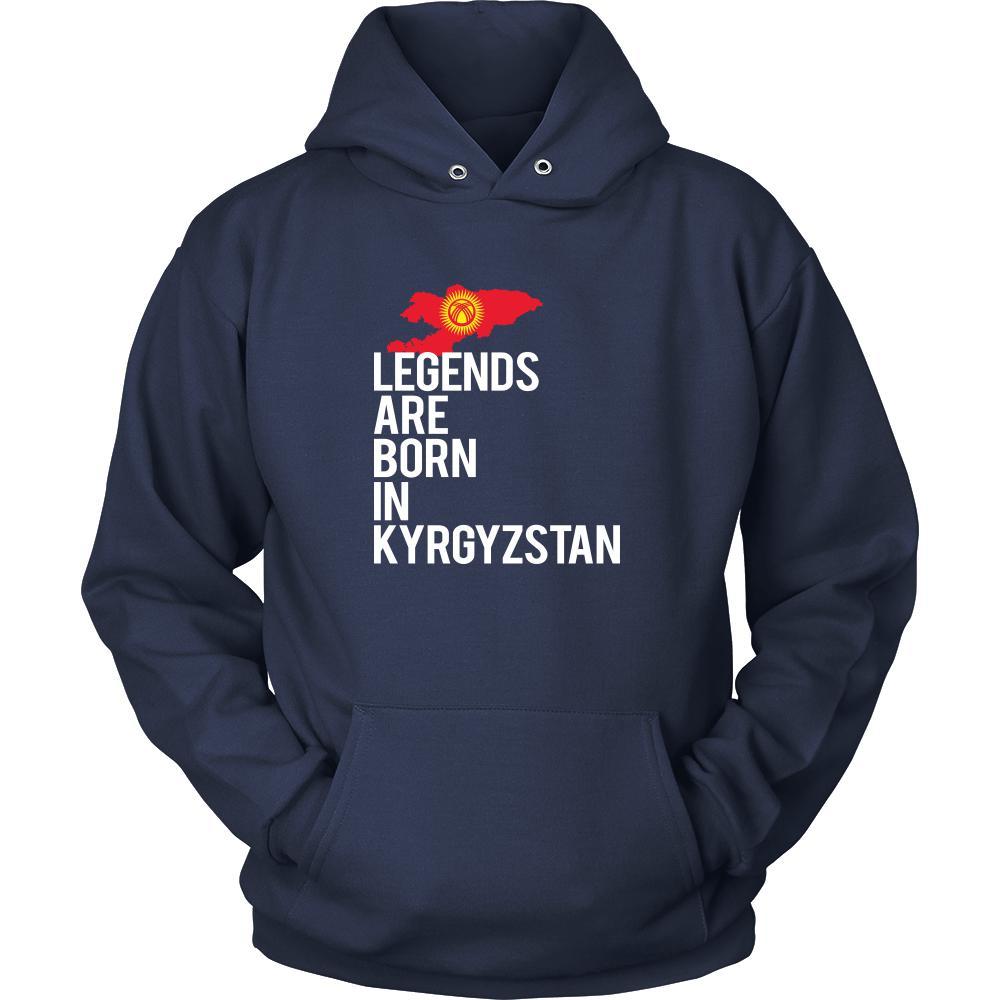 Kyrgyzstan Shirt - Legends are born in Kyrgyzstan - National Heritage Gift-T-shirt-Teelime | shirts-hoodies-mugs