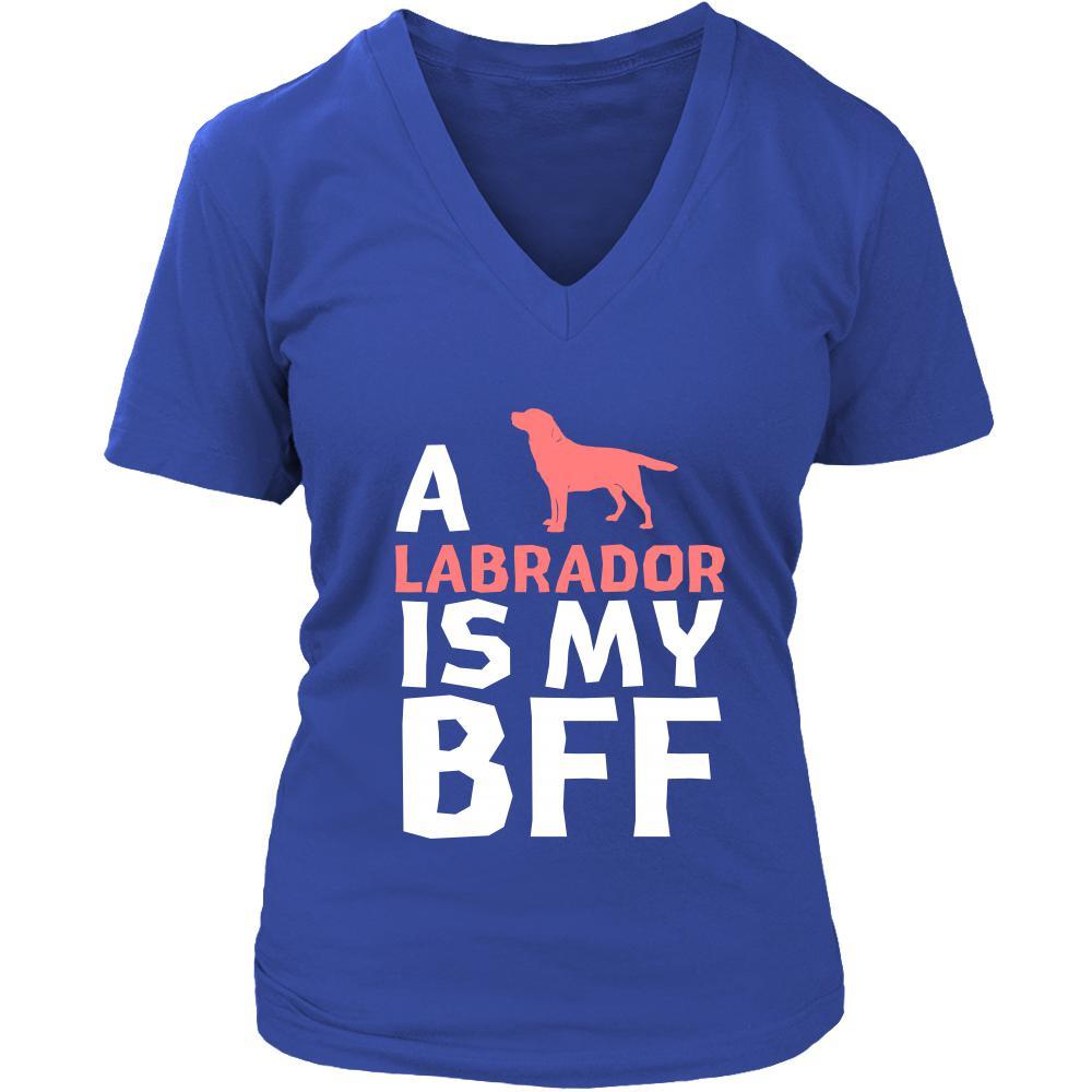 Labrador Shirt - a Labrador is my bff- Dog Lover Gift-T-shirt-Teelime | shirts-hoodies-mugs