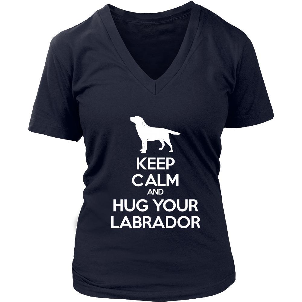 Labrador Shirt - Keep Calm and Hug Your Labrador- Dog Lover Gift Gift-T-shirt-Teelime | shirts-hoodies-mugs