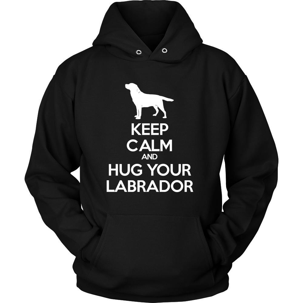 Labrador Shirt - Keep Calm and Hug Your Labrador- Dog Lover Gift Gift-T-shirt-Teelime | shirts-hoodies-mugs