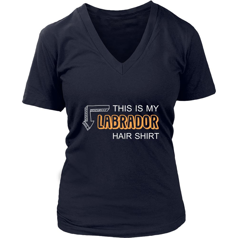Labrador Shirt - This is my Labrador hair shirt - Dog Lover Gift-T-shirt-Teelime | shirts-hoodies-mugs