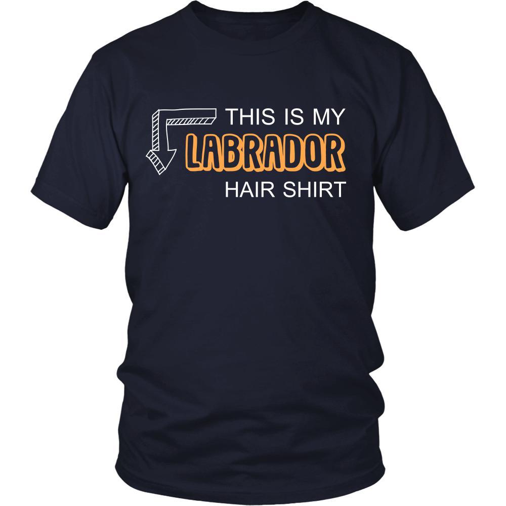 Labrador Shirt - This is my Labrador hair shirt - Dog Lover Gift-T-shirt-Teelime | shirts-hoodies-mugs