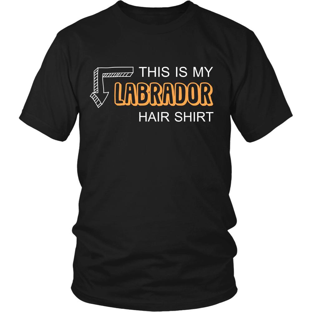 Labrador Shirt - This is my Labrador hair shirt - Dog Lover Gift-T-shirt-Teelime | shirts-hoodies-mugs