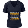 Labradors Shirt - Sorry If I Looked Interested, I think about Labradors - Dog Lover Gift-T-shirt-Teelime | shirts-hoodies-mugs